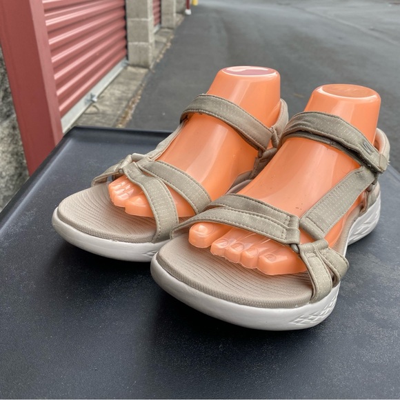 Skechers 15316 On-The-Go 600-Brilliancy Women’s Tan Sport Sandals Size 9 - Picture 3 of 13